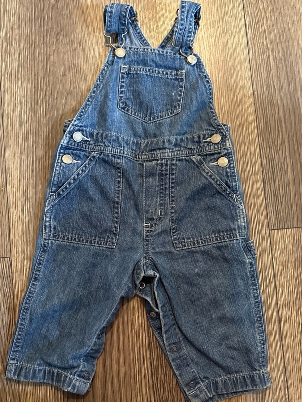 Kids Denim Overalls in Blue